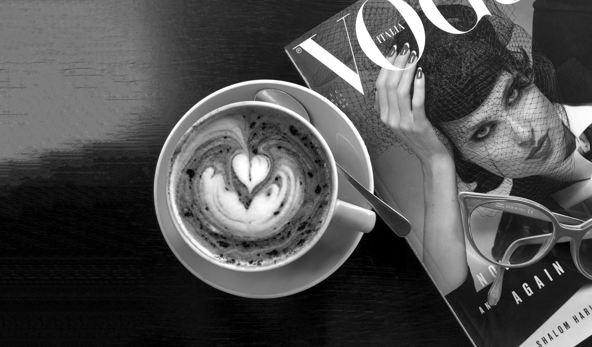 Ashpole Agency coffee with Vogue Italia